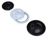 Kunststoff Inspektionsluke, Ø200x155mm, schwarz