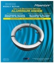 Aluminium Anodensatz Volvo folding Prop 3-blads
