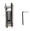 NIRO Gebogener Ankerwirbel Modell Force, Kette Ø6-8mm