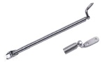 NIRO Lukenhalter mit Feder, Ø14,4mm, L=270mm