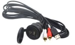 Waterproof USB & 3.5mm AUX Input Adapter