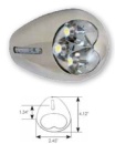 Aufbau NIRO 316 High Power LED Rumpflicht 12V3.5W 105x