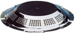 NIRO Decksventilator  UFO, Ø240mm, Lochmaß Ø123mm