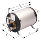 Aluminium Marine Warmwasserbereiter, 500W  22l, Rundes