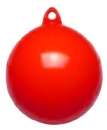 Ankerboje, Ø350mm, L=400mm, Rot (maß 1) (mit 1 Auge)