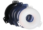 Ringfender, Ø330x90mm, Schwarz