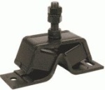 Flexible Motorlager, 50° Shore, Stift M16, Abm. 205x60