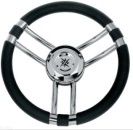 3-Speichen Steuerrad Modell 22 NIRO mit schwarz Polyure