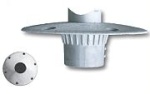 Plug-in Aluminium Fußplatte, Ø230mm