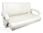 Steuerbank Modell Twin 46 Flip-Back & Up, Weiss