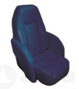 Steuerstuhl Modell Race Pro Flip-Up, Dunkelblau mit We