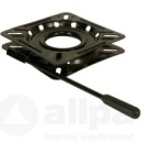 Stahl Drehscheibe mit Lock, Schwarz