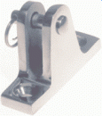 NIRO Verdeckbeschlag, schräges Modell, Fuß 22x51mm