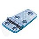 NIRO Gegossenes Scharnier, 76x38mm, H=5mm, Stift Ø9mm