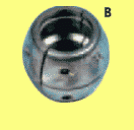 Aluminium Anode für Ø20mm Welle, kugelförmig