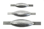 Zink Rumpfanode mit Anschweißläschen, 260x178x60x30mm