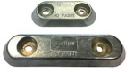 Zinkanode Boltzenmontage, Lochabstand = 80mm (0,88kg)
