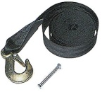 Windengurt mit Haken, 4500x50mm (Bruchlast 2200kg)