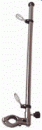 NIRO Flaggenstock, L=450mm, voor montage op Railing Ø2