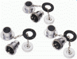 Messing verchromt Wasserdichte Stecker, 5A, 2-Anschlüs