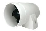 Motorraum Ventilator, 12V, 3,0A, 90-120m³Std., Inline