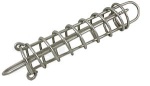 NIRO Ruckdämpfer, Ø6mm, A=380mm, B=62mm