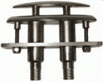 NIRO Versenkbare Klampe, (Komplett mit Kunststoff Adap