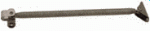 NIRO Lukenhalter mit Feder, Ø15mm, L=260mm