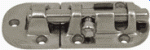 NIRO Vorschieberiegel, A=90mm, B=38mm, C=36mm, D=17mm