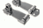 NIRO Scharnier für Hängeschloß, A=90mm, B=25mm, C=9mm