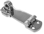 NIRO Scharnier für Hängeschloß, A=75mm, B=25mm, C=9mm