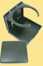 Kunststoff Getränkehalter, klappbar, A=104mm, B=98mm,