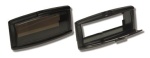 Kunststoff Radio Einbaukasten, 233x107x85mm, Schwarz