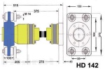 Model HD142  A-flex homokinetische aandrijfset *