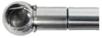 Connector set RVS 316 8mm voor gasveren