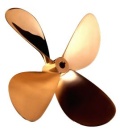 Radice 4-Blatt Bronze Schiffspropeller Typ B7, 16x13, W