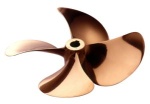 Radice 4-Blatt Bronze Schiffspropeller Typ B7, 16x14, A