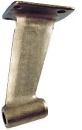 Bronze Wellebock  Montageplatte mit rechteckiger Monta