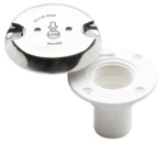 allpa Deck plate with stainless steel cover Ø50mm rot