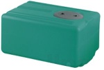 Polyethylen Trinkwassertank, 57l, 550x390x290mm (H: un