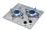 Gaskocher NIRO, brenner: 2x mittel