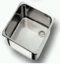 Niro-Spüle rechteckig 150x360x360mm