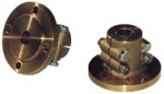 Stahl Klemmflansch, Ø25mm-Welle, Zentrierrand Ø63,5mm,
