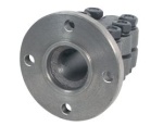 Stahl Klemmflansch, Ø40mm-Welle, Zentrierrand (F) Ø63,