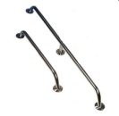 NIRO Handlauf, Ø20mm, H=55mm, L=1200mm mit extra Mitte