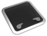 Goïot Aluminium Luken Modell Opal 40, Satin, Abm. 475x4