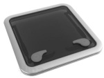 Goïot Aluminium Luken Modell Opal 44, Satin, Abm. 496x4