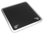Goïot Aluminium Luken Modell Opal 60, Satin, Abm. 561x5