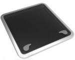 Goïot Aluminium Luken Modell Opal 70, Satin, Abm. 681x6
