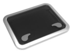 Goïot Aluminium Luken Modell Opal 50, Satin, Abm. 561x4